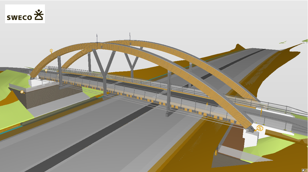 Kortreiste trebruer til E6