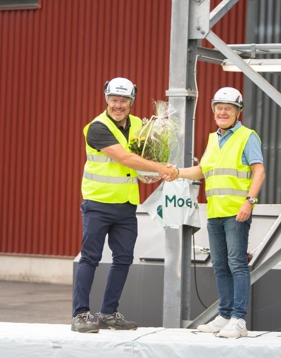 Representanter för Karlskoga Kommun var på plats för att delta i firandet. Här med kommunstyrelsens ordförande, Tony Ring.