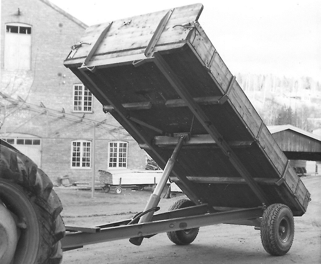 Trailers in various configurations were a large part of Moelven’s production in the 1960s.