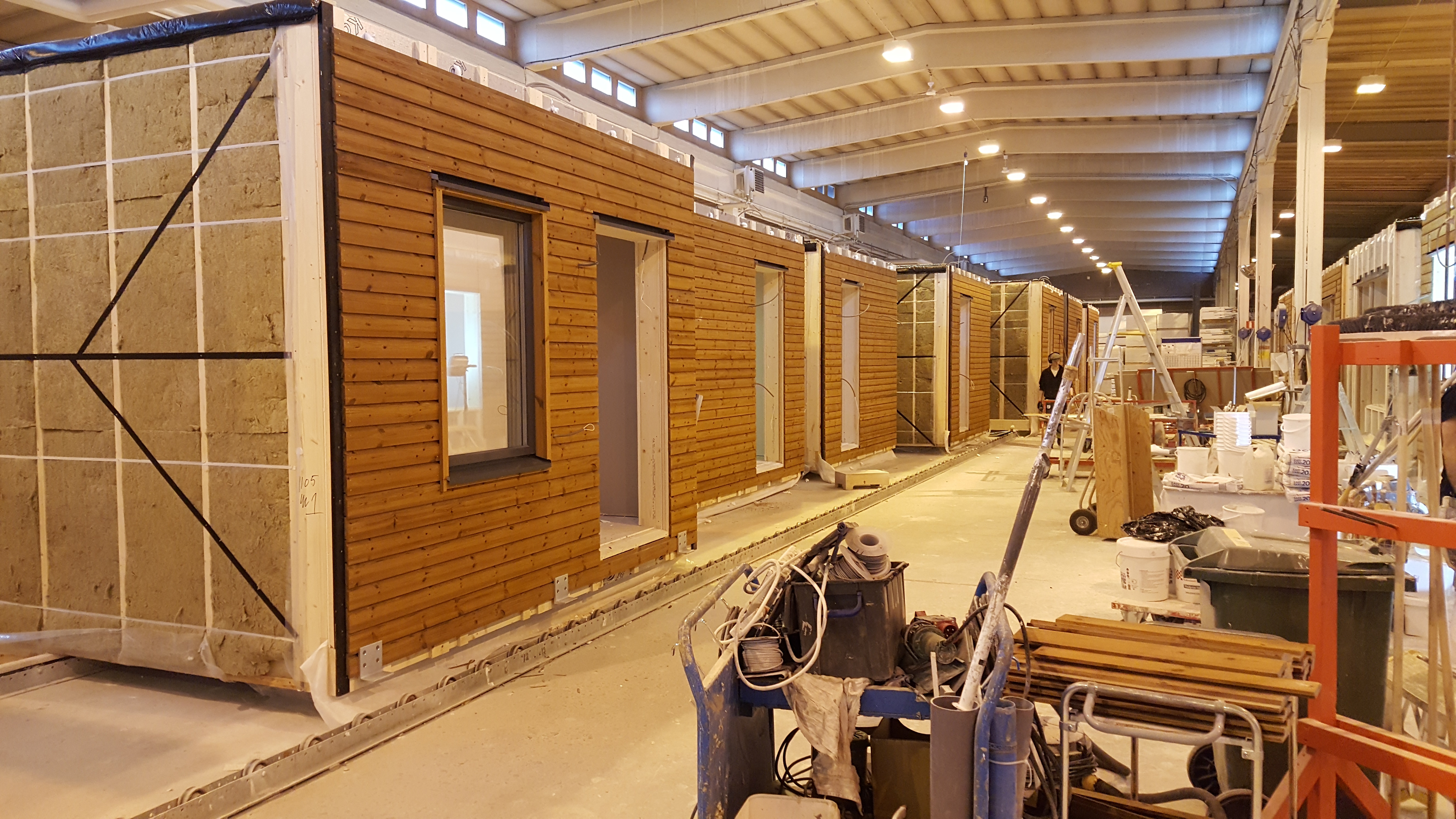 Modulbyggda flerbostadshus i trä