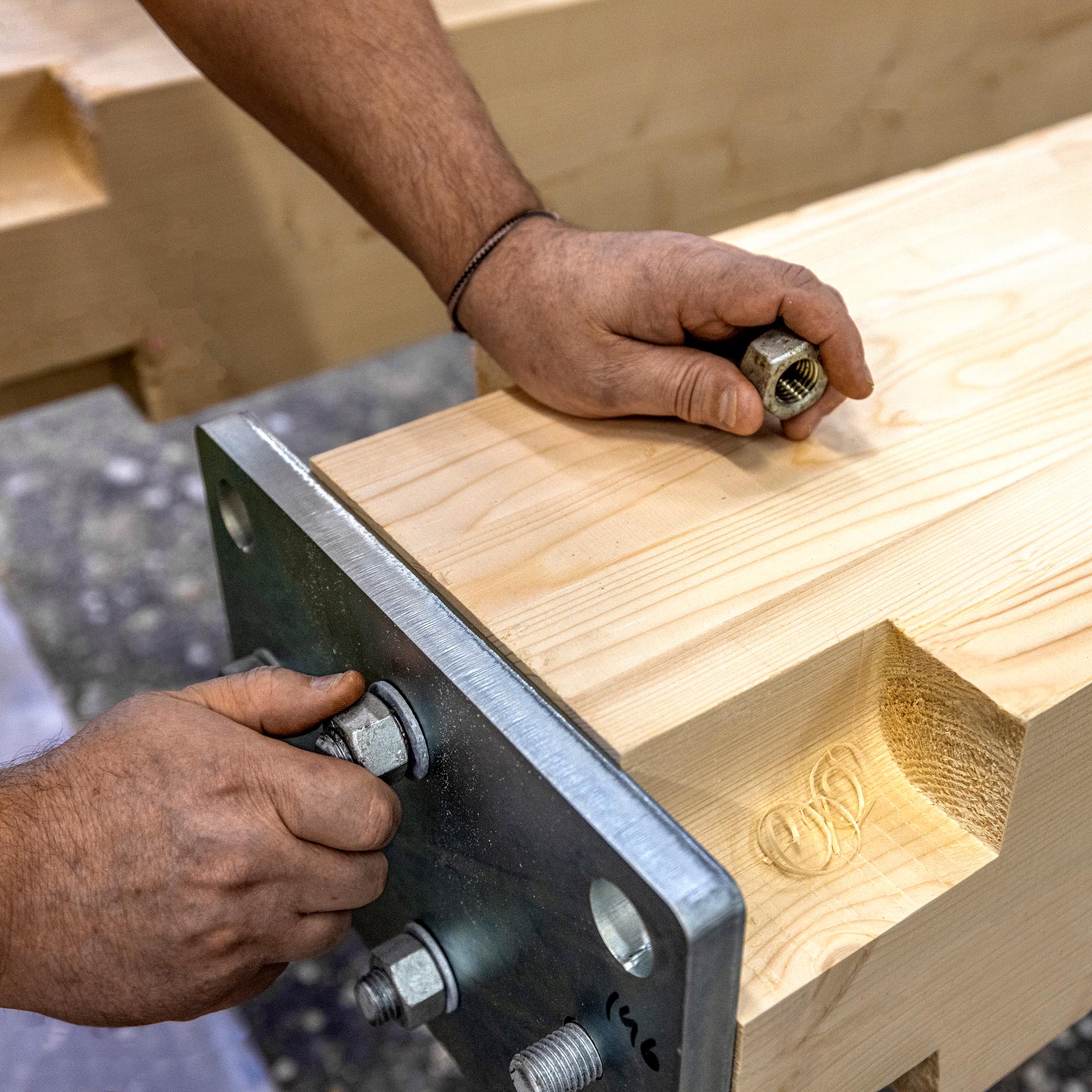Limträ till lager- och logistikanläggning i trä