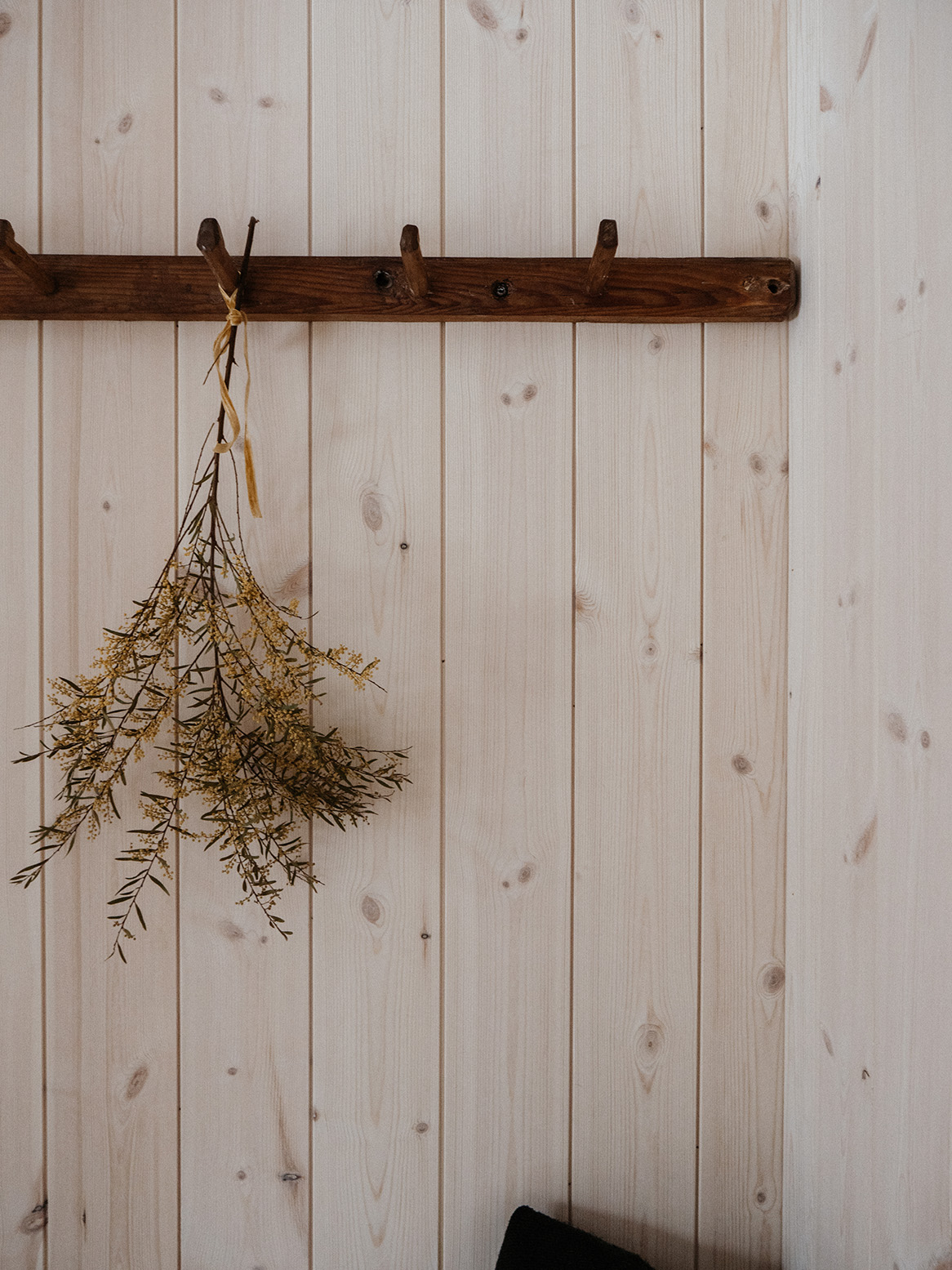 Inred med trä på tre olika sätt