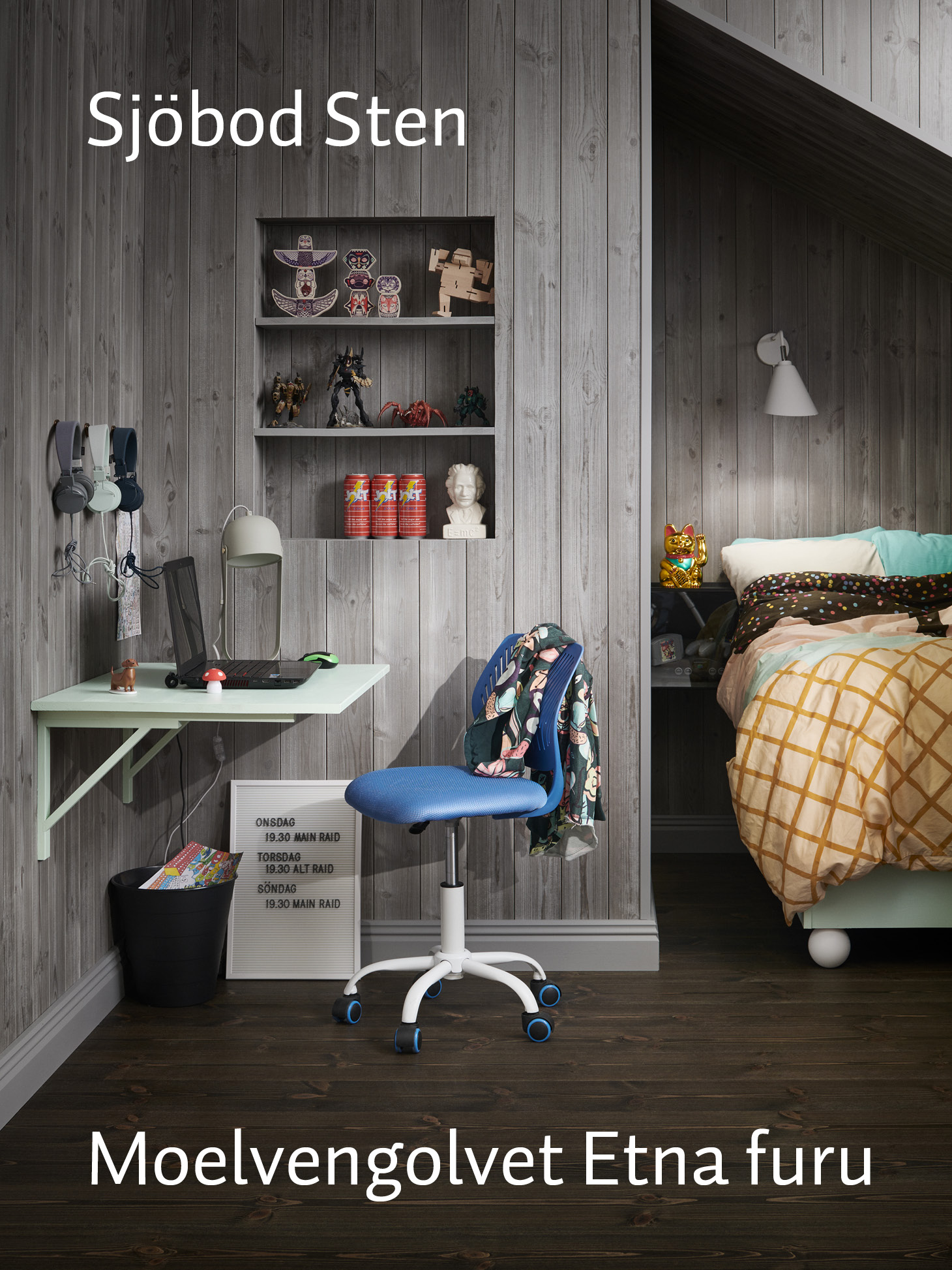 Sjöbod Sten + Moelvengolvet Etna furu