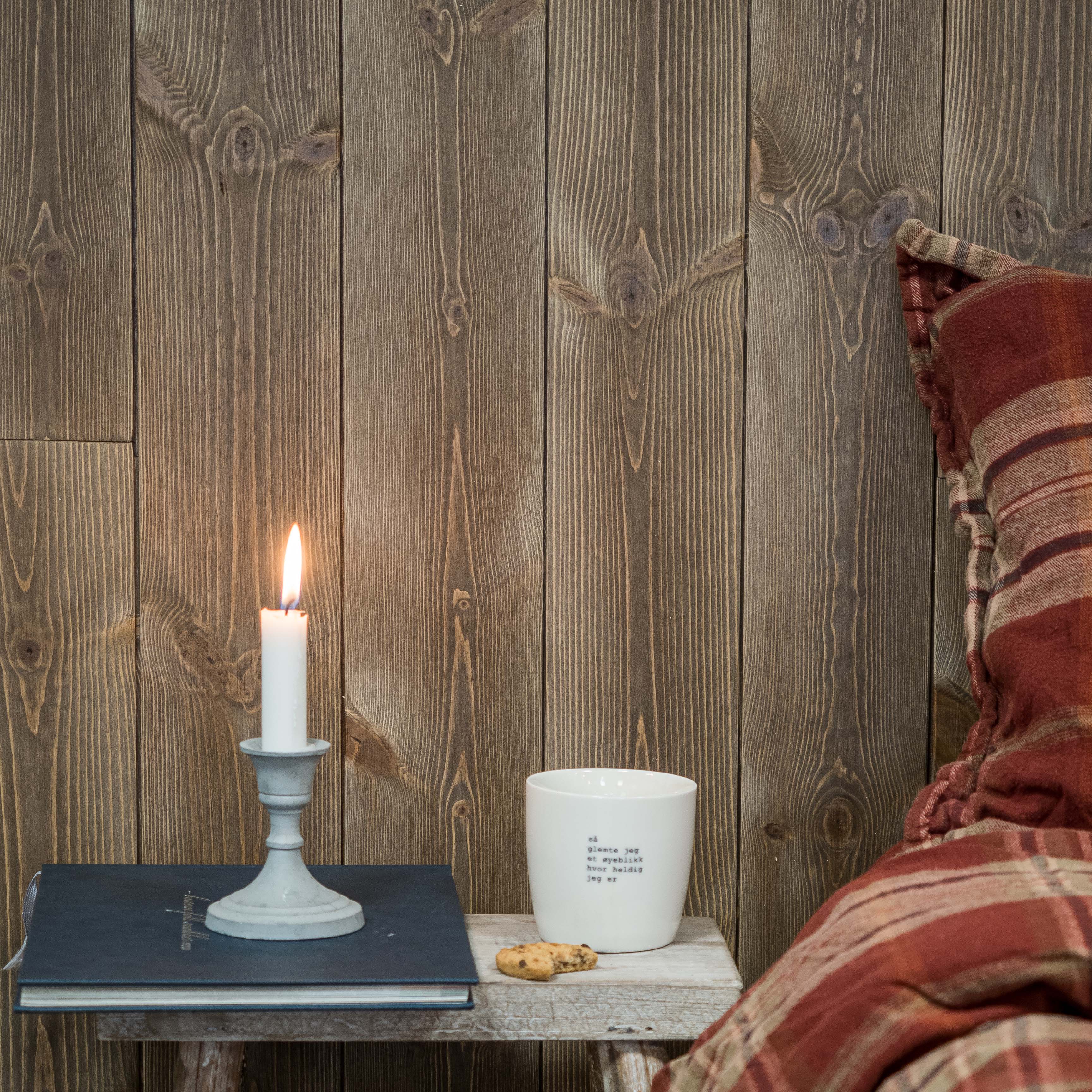 Sprekkpanel beiset Skogbrun børset