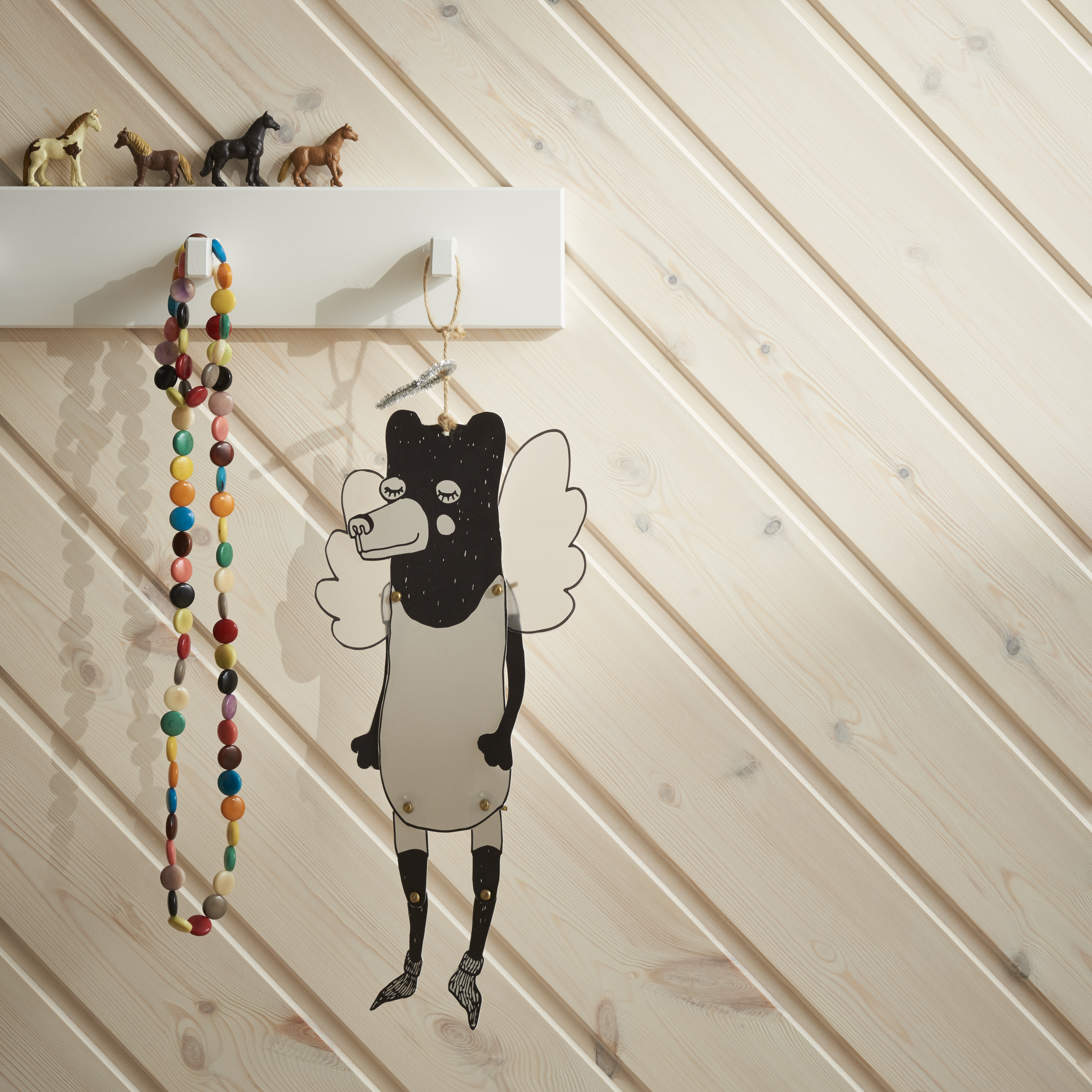 Lasert skygge skrå panel